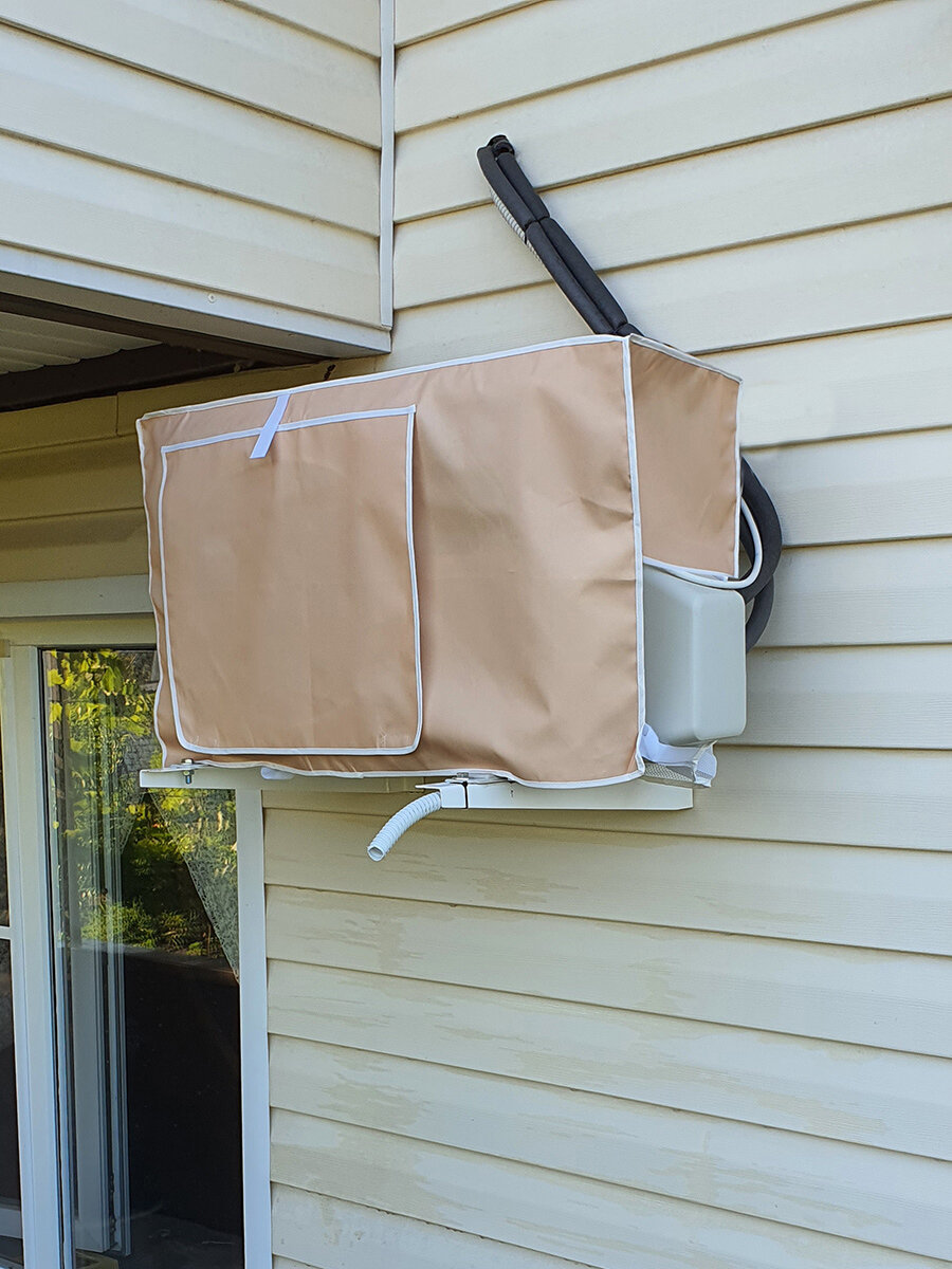 Чехол для кондиционера 80x56x26см внешний/наружный блок сплит-системы — фото 1