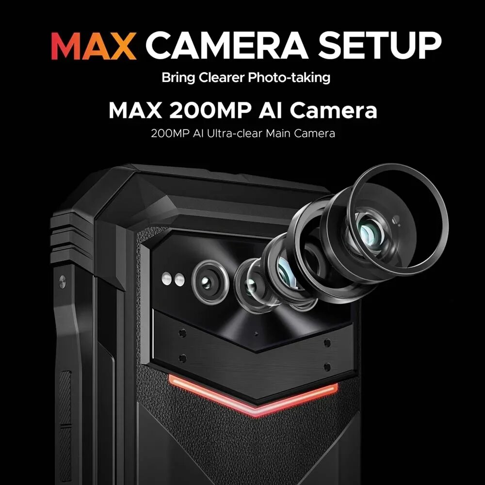 Смартфон DOOGEE V Max Plus 16/512Gb, Чёрный (Obsidian Black) — фото 1