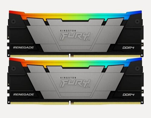 Изображение товара Память оперативная/ Kingston 16GB 3600MT/s DDR4 CL16 DIMM (Kit of 2) FURY Renegade RGB