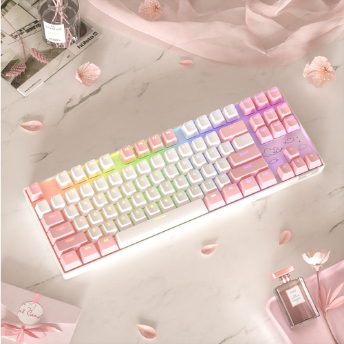 Клавиатура механическая BASIC K87 игровая с подсветкой проводная для компьютера ноутбука 699000₽