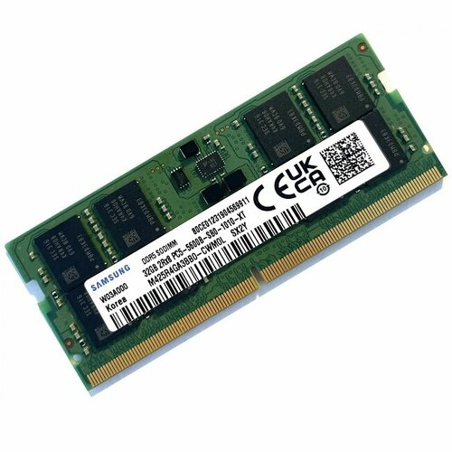 Модуль памяти NBook SO-DDR5 32GB 5600Mhz Samsung M425R4GA3BB0-CWM 17235₽