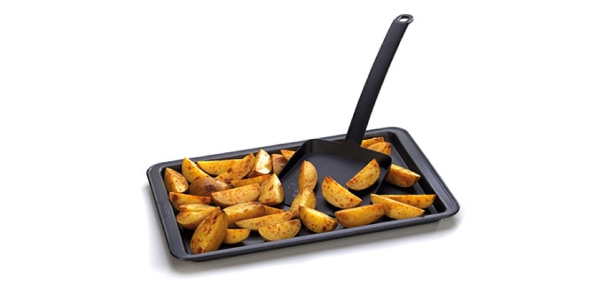 Лопатка широкая Tescoma SPACE LINE, длина 33,5 см, для антипригарных покрытий — фото 1