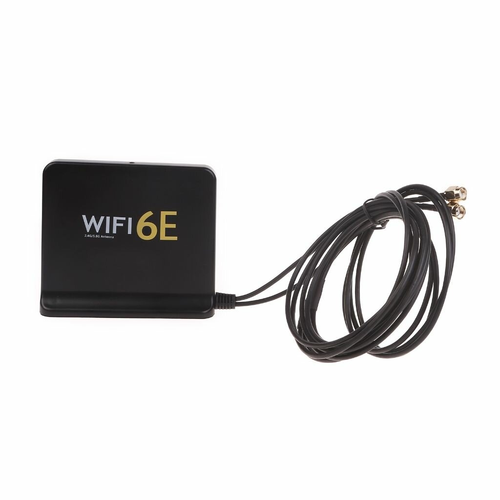 Удлинитель кабеля, антенна wifi 6E-черная