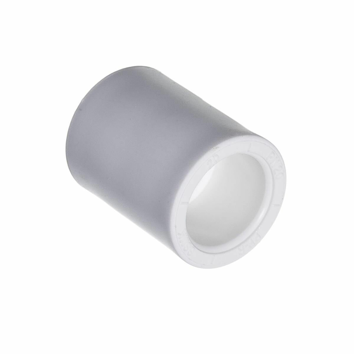 Муфта 20 мм полипропилен ( цена за 4 ШТ ) — фото 1