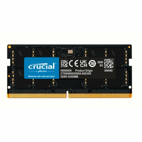 Crucial Модуль памяти DDR5 32Gb 5200MHz CT32G52C42S5 CL42 SO-DIMM 9575₽