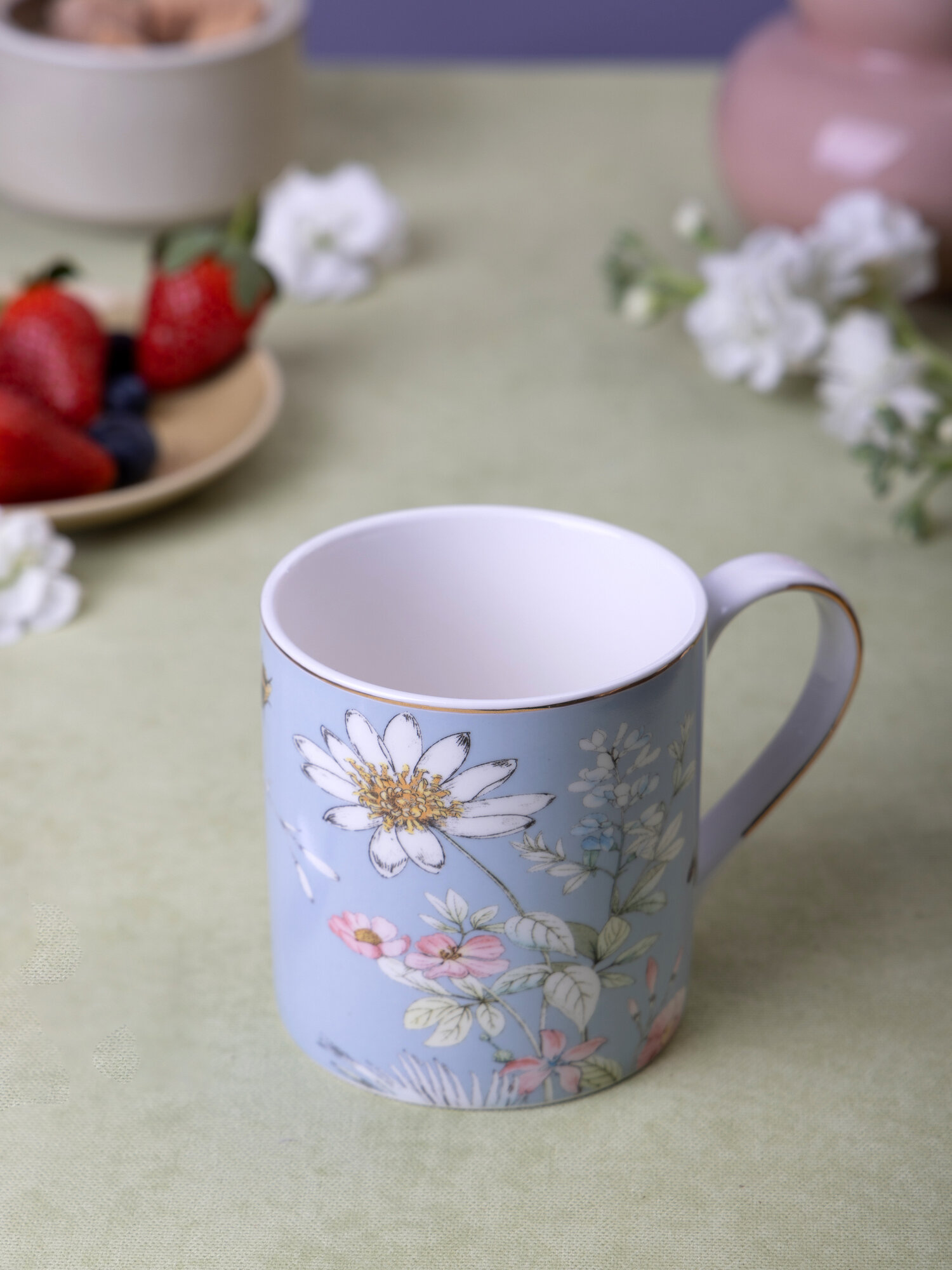 Кружка Lefard "Блоссом", объем: 380 мл, для чая и кофе, фарфоровая — фото 1