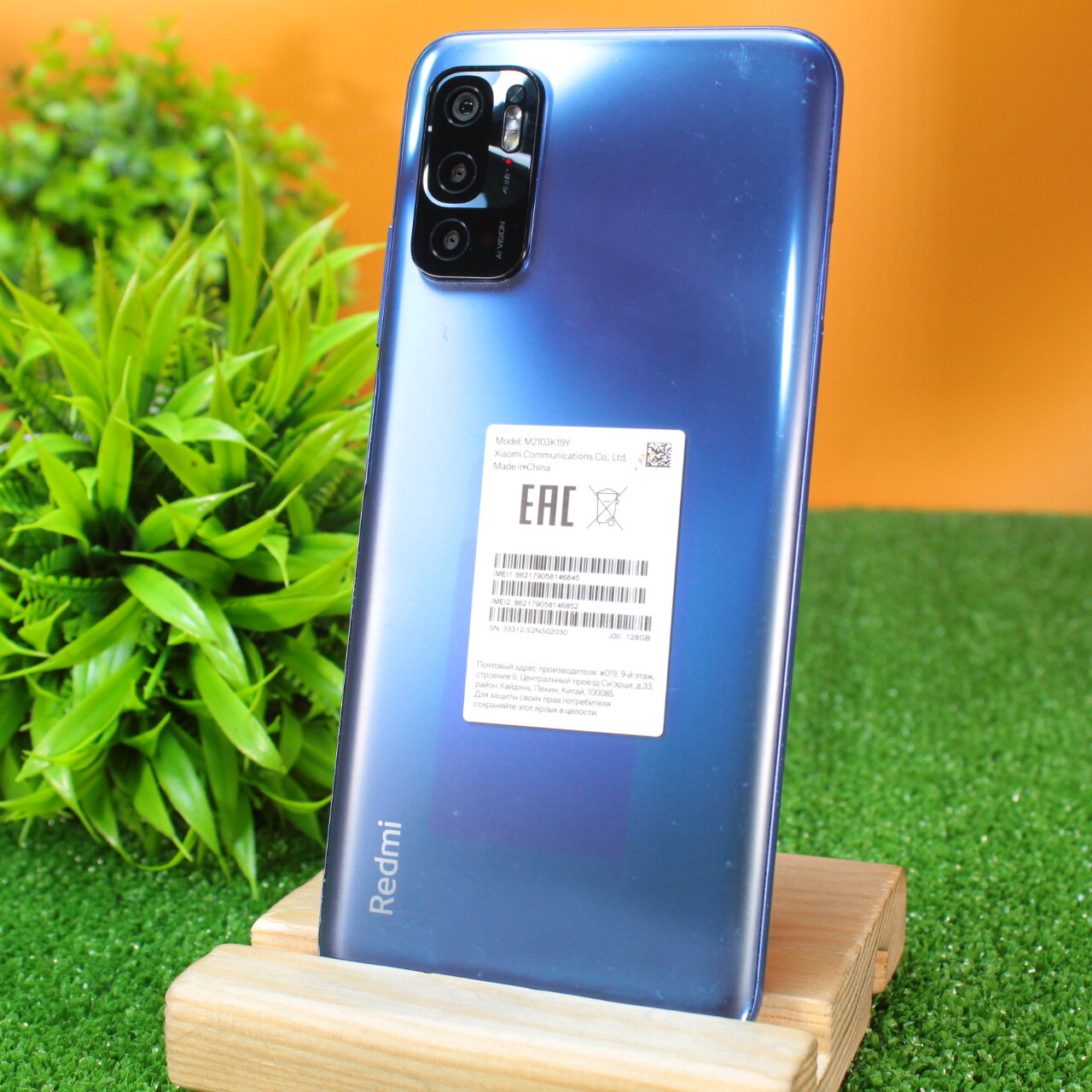 Смартфон Xiaomi Redmi Note 10T 4/128 ГБ RU, Dual nano SIM, Синяя полночь