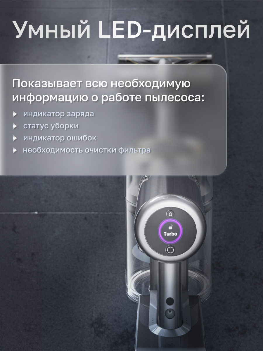 Пылесос вертикальный Dreame Cordless Vacuum Cleaner V12 Pro — фото 1