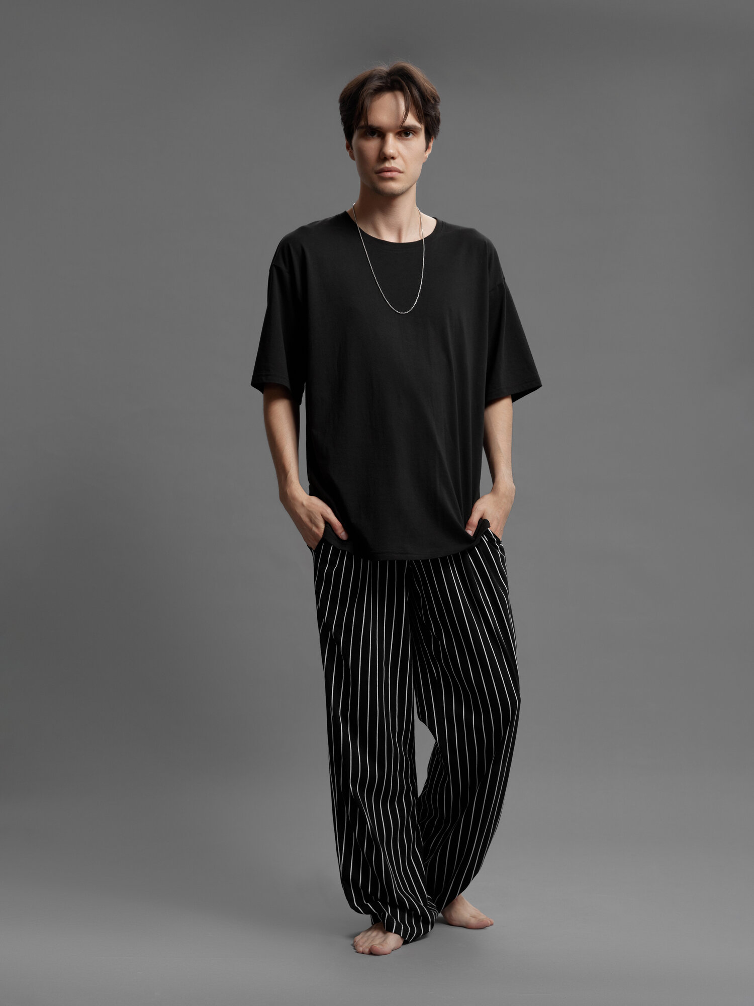 Комплект одежды MODAMICA MDMC MAN'S HOME CLOTHES 2025, размер 4XL, черный
