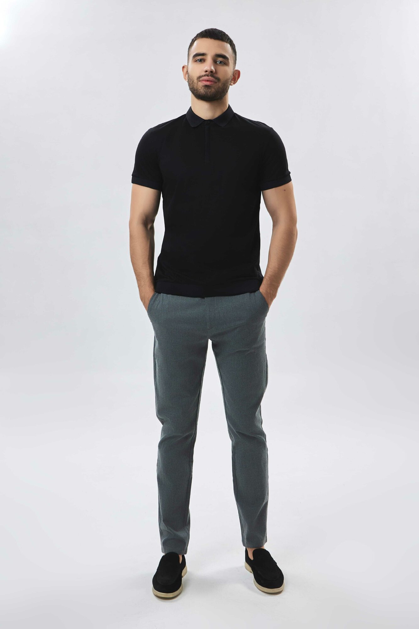 Поло спортивное TERRA PRO, 1 шт., размер S, black — фото 1