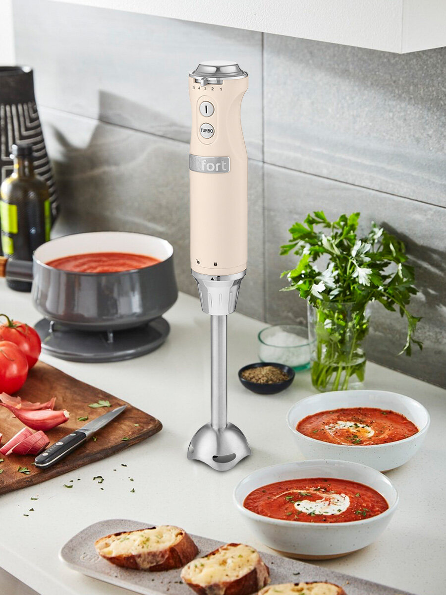 Блендер погружной Kitfort КТ-3084-1 бежевый — фото 1