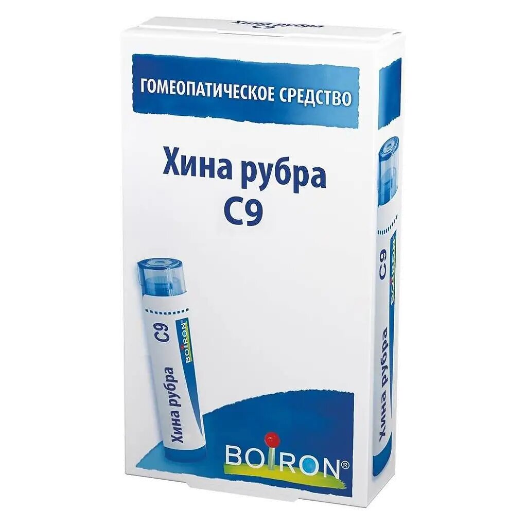 Хина рубра C9 гранулы гомеопатические 4 г 1 шт