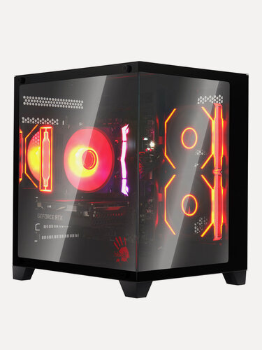 Изображение товара Корпус mATX BLOODY BD-CC105, Mini-Tower, без БП, черный [bd-cc105-bk]