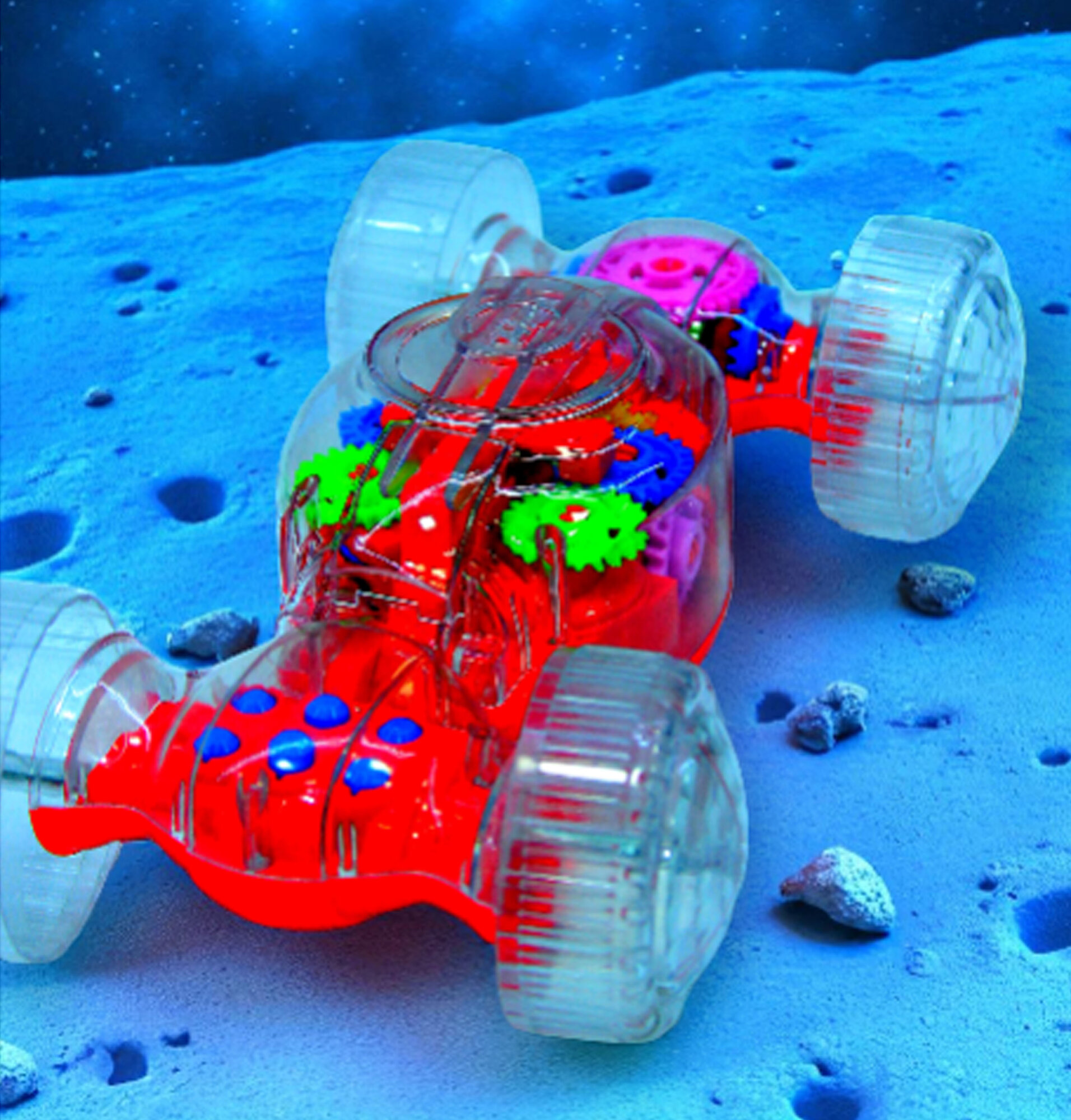 Игрушечная машинка, на батарейках, со светом и звуком, для мальчиков, от 1 до 7 лет — фото 1