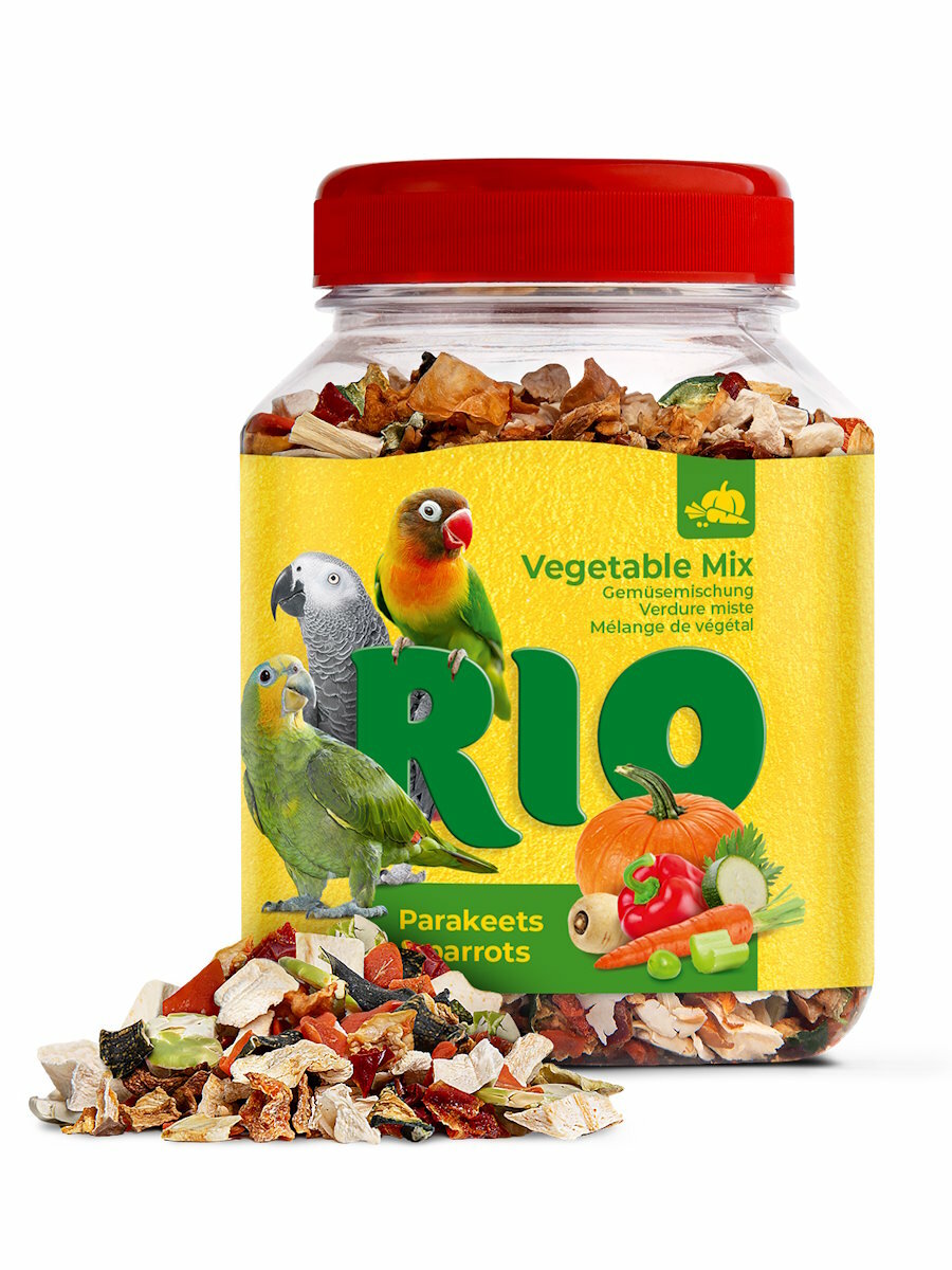 Лакомство РИО Овощная смесь для средних и крупных попугаев 150 г