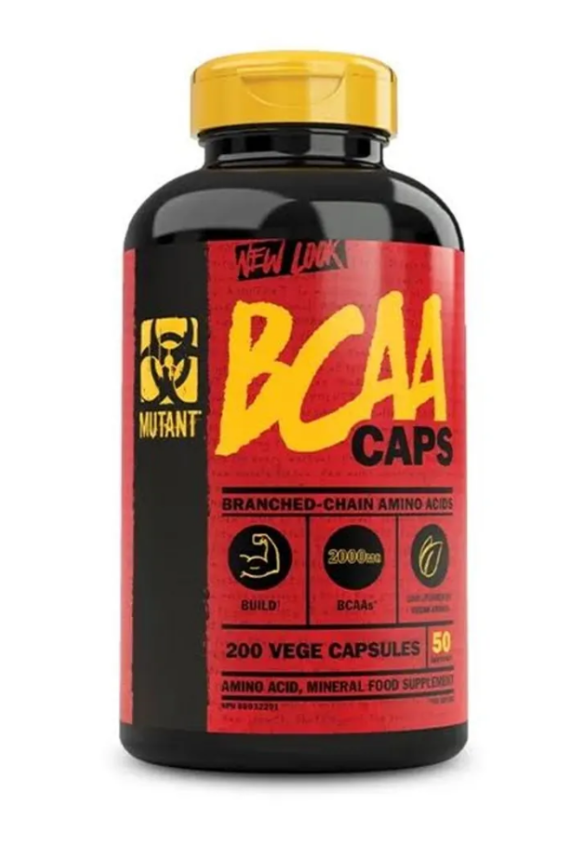 Аминокислоты Mutant BCAA 200 капсул 640мг