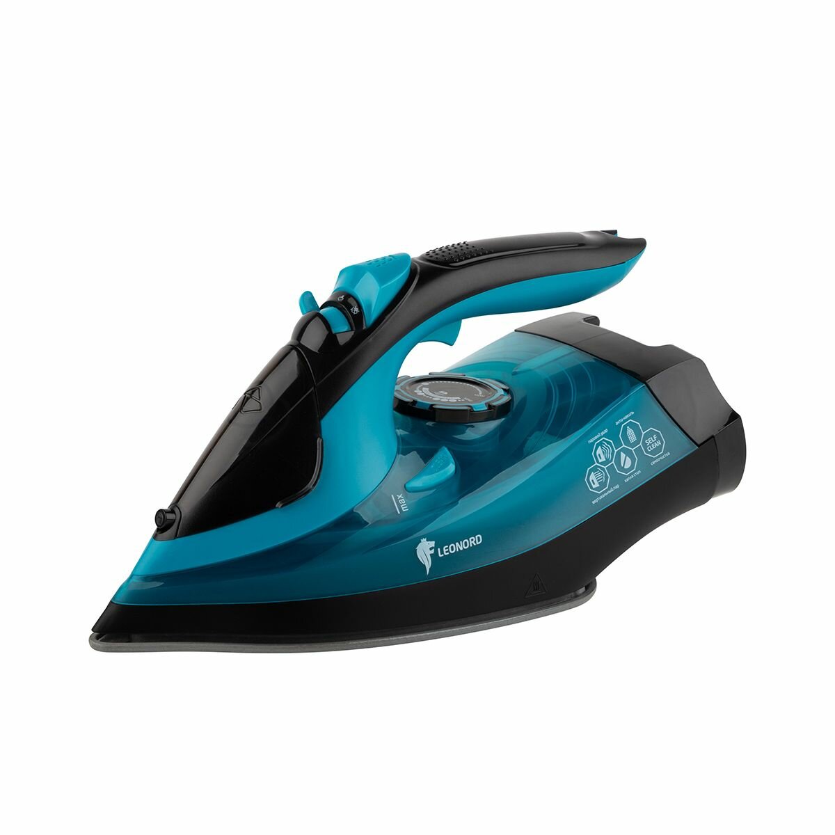 Утюг Leonord LE-1807U, беспроводной, 2600 Вт, подошва керамическая, бирюзовый