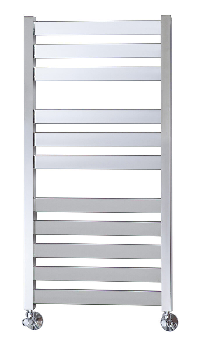 Полотенцесушитель водяной Benetto Лацио П11 нижнее подключение м/о-500; В-1030 Ш-535 с уголками и отражателями