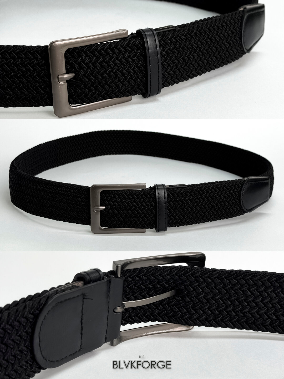 Ремень  для мужчин, размер 100, черный — фото 1