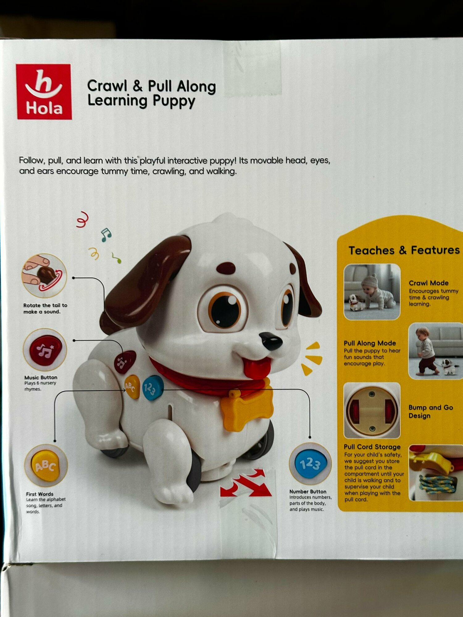 Игрушка "Перро де Аррастре Музыкальный", от 3 лет, для развития слуха — фото 1