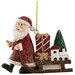 Елочная игрушка ErichKrause Санки Деда Мороза 45918, многоцветный, 7.5 см