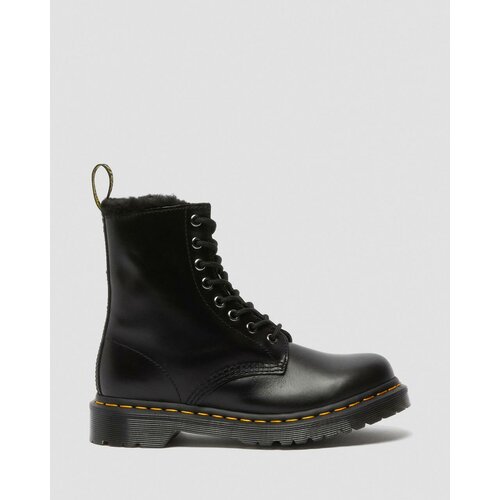 Ботинки берцы Dr. Martens, размер 6.5, черный