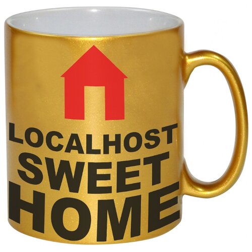 фото Золотая кружка localhost sweet home , милый дом drabs