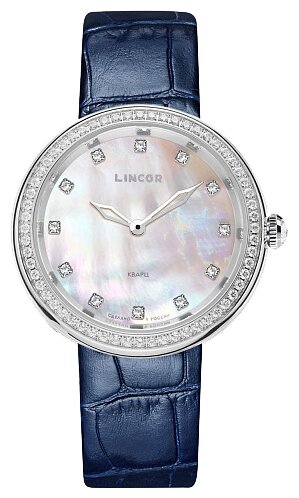 Наручные часы LINCOR 1275S6L1-10, синий, серебряный
