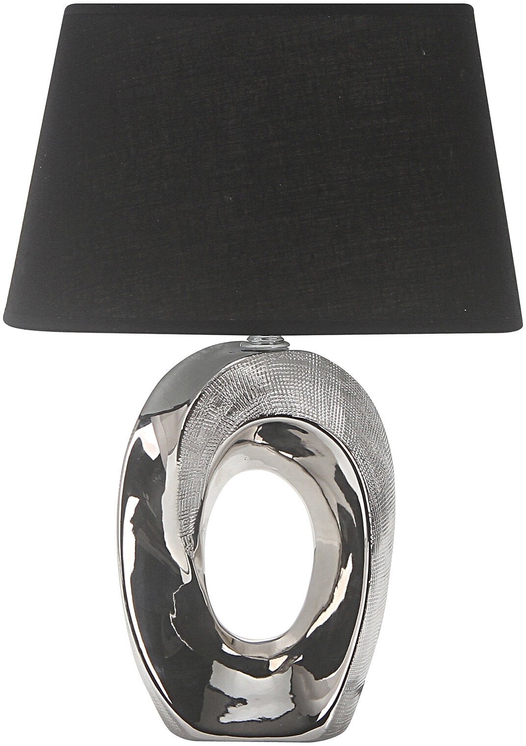 Настольная лампа Omnilux Littigheddu OML-82814-01, E27, 60Вт, кол-во ламп:1шт, Черный