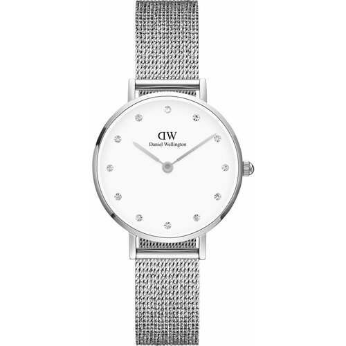 кольцо daniel wellington нержавеющая сталь эмаль Наручные часы Daniel Wellington Petite DW00100602, серебряный, белый