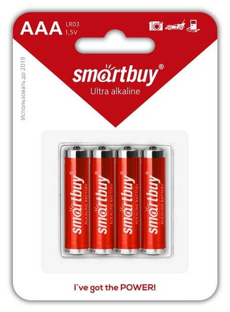 Батарейка SmartBuy AAA LR03 Ultra Alkaline