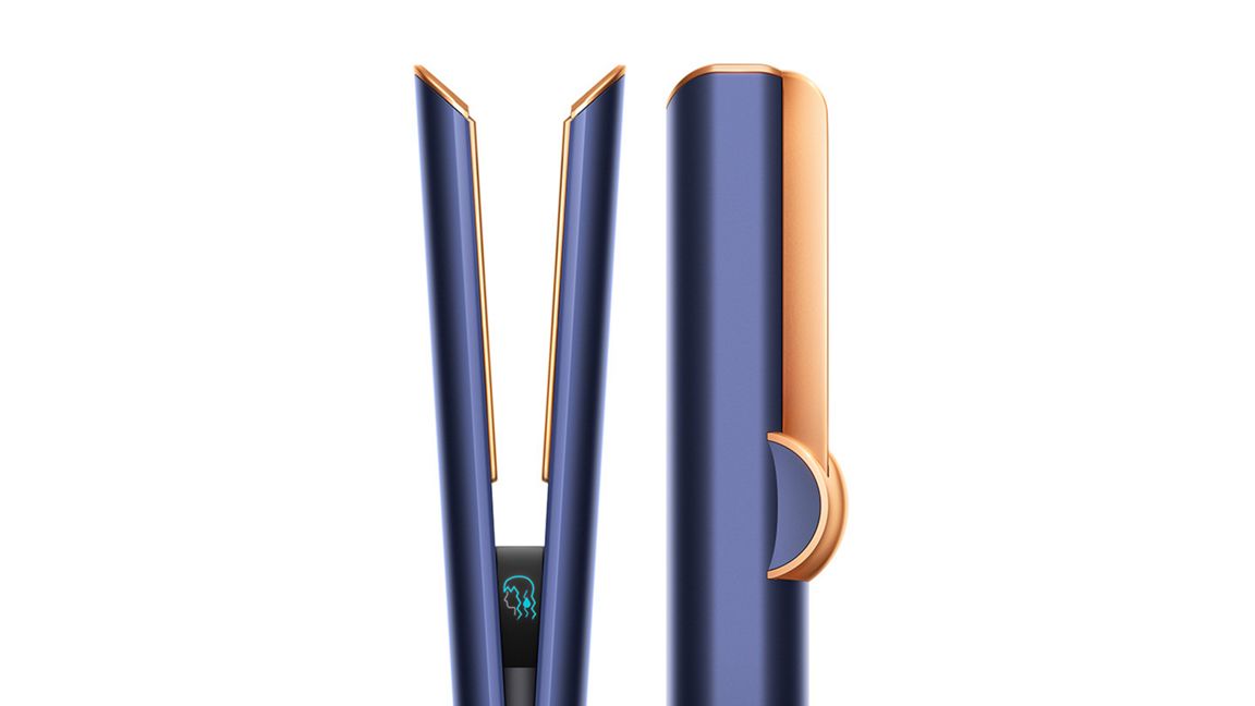 Плойка Dyson HT01 Airstrait Straightener CN, prussian blue/rich copper - фотография № 2