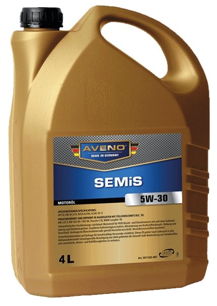 Моторное масло AVENO SEMiS SAE 5W-30 (4л)