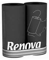 Полотенца бумажные Renova Black двухслойные 2 шт.