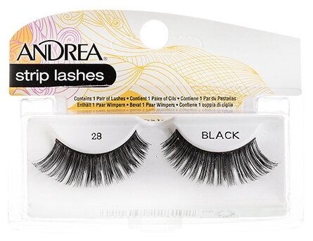 Andrea Ресницы Mod Strip Lashes 28, черный