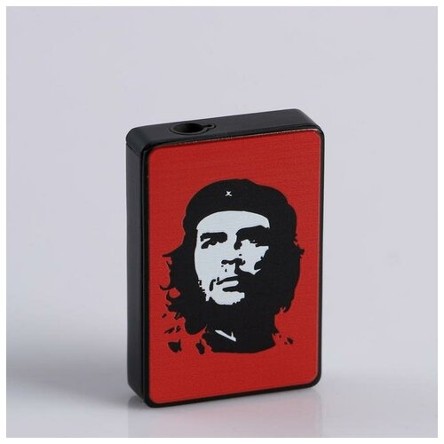 бензиновая зажигалка в стиле zippo че гевара и флаг кубы Зажигалка газовая Че Гевара, мужская, 3.5х5.5 см