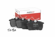 Колодки тормозные задние дисковые к-кт Metaco 3010-047