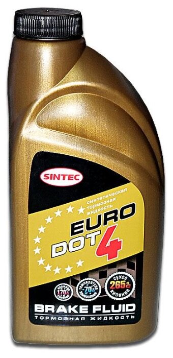 Тормозная жидкость SINTEC Euro Dot 4 (800772) 0.46 л