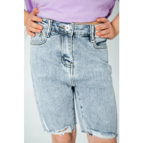 фото Шорты deloras, размер 134 см, синий, 21398