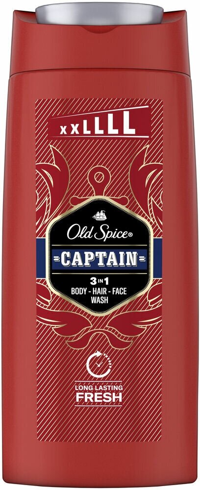 Old Spice Гель для душа 3в1 Captain, 675 мл.