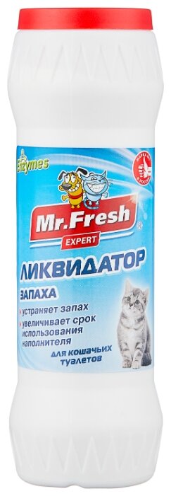 Порошок Mr. Fresh ликвидатор запаха для кошачьих туалетов 500 г