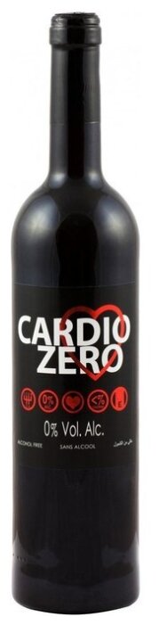 Вино безалкогольное Cardio Zero красное сухое 0.75 л
