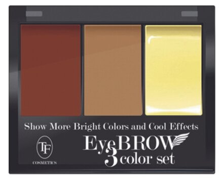 TF Cosmetics Тени для коррекции бровей EyeBROW 3 color Set, 103 dark brown