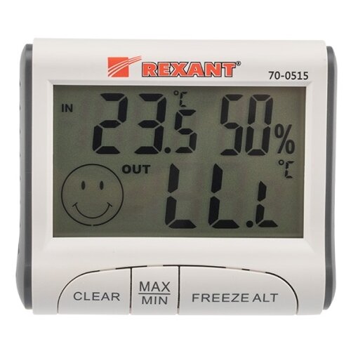 Высокоточный комнатно-уличный термогигрометр для измерения температуры и влажности воздуха с датчиком