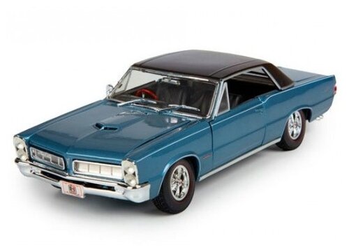 Легковой автомобиль Maisto Pontiac GTO Hurst 1965 (31885) 1:18, 36 см, голубой