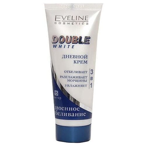 Eveline Cosmetics Double White Дневной крем для лица 3в1, 75 мл
