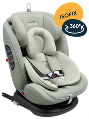 Автокресло JUNION Odri группа 0+/1/2/3 (0-36 кг), 360°, Isofix, оливковый