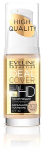 Фото Eveline Cosmetics Тональный крем Ideal Cover Full HD, 30 мл