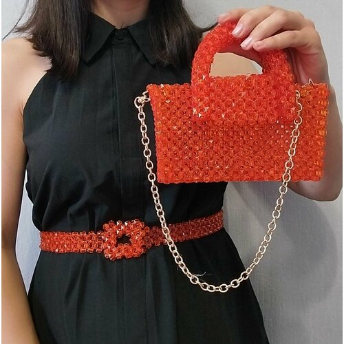 фото Сумка клатч , коралловый syupeyan