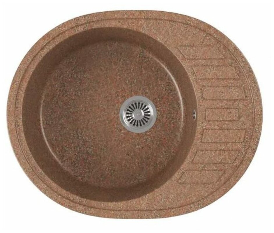 Кухонная мойка врезная GreenStone GRS-62-307 терракот